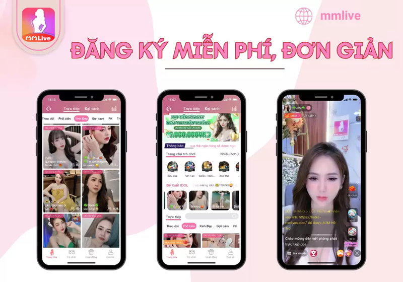 đăng ký mmlive miễn phí